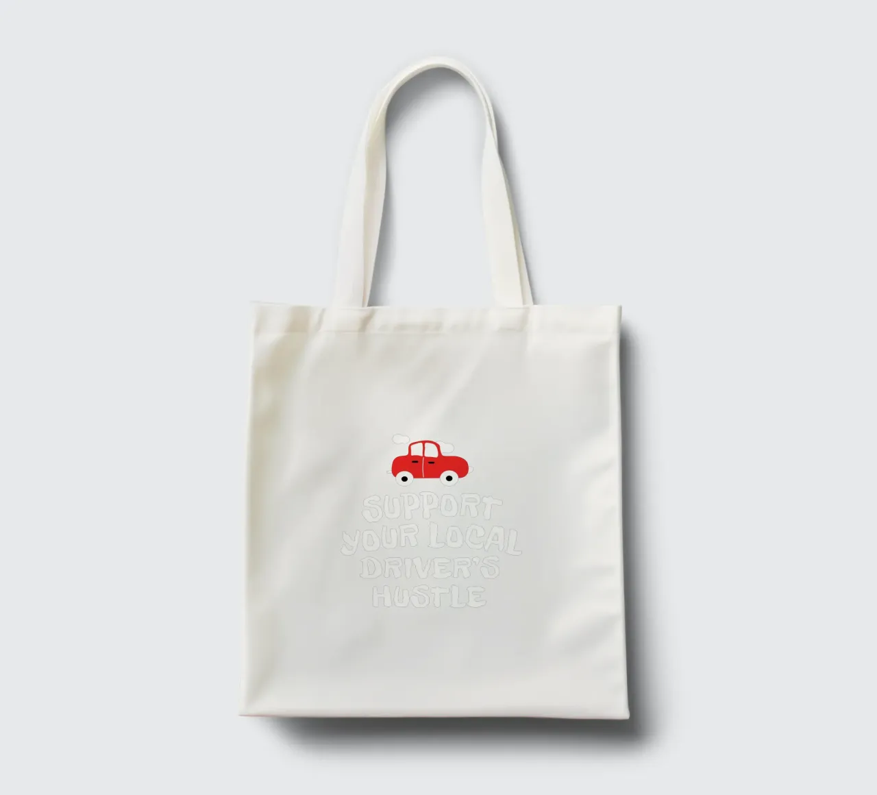 Support your local driver's hustle borsa in juta da happieeagle