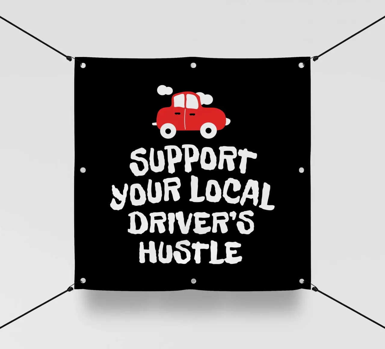 Support your local driver's hustle telo in pvc da happieeagle