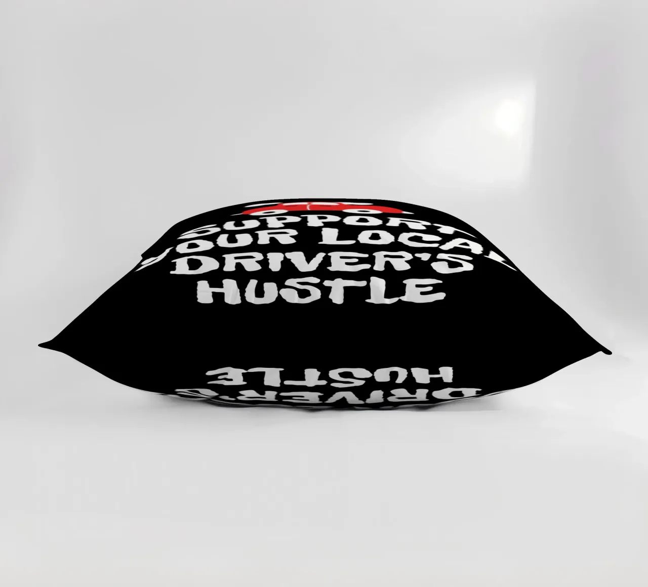 Support your local driver's hustle Kissen von happieeagle