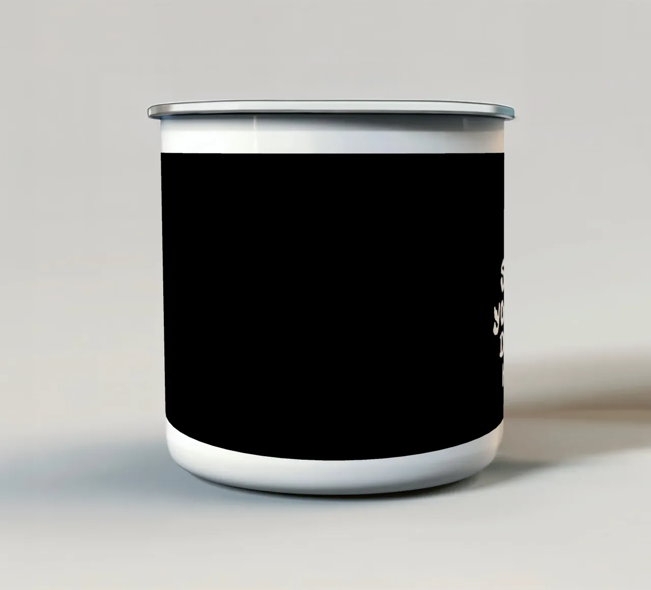 Support your local driver's hustle mug en émail de happieeagle