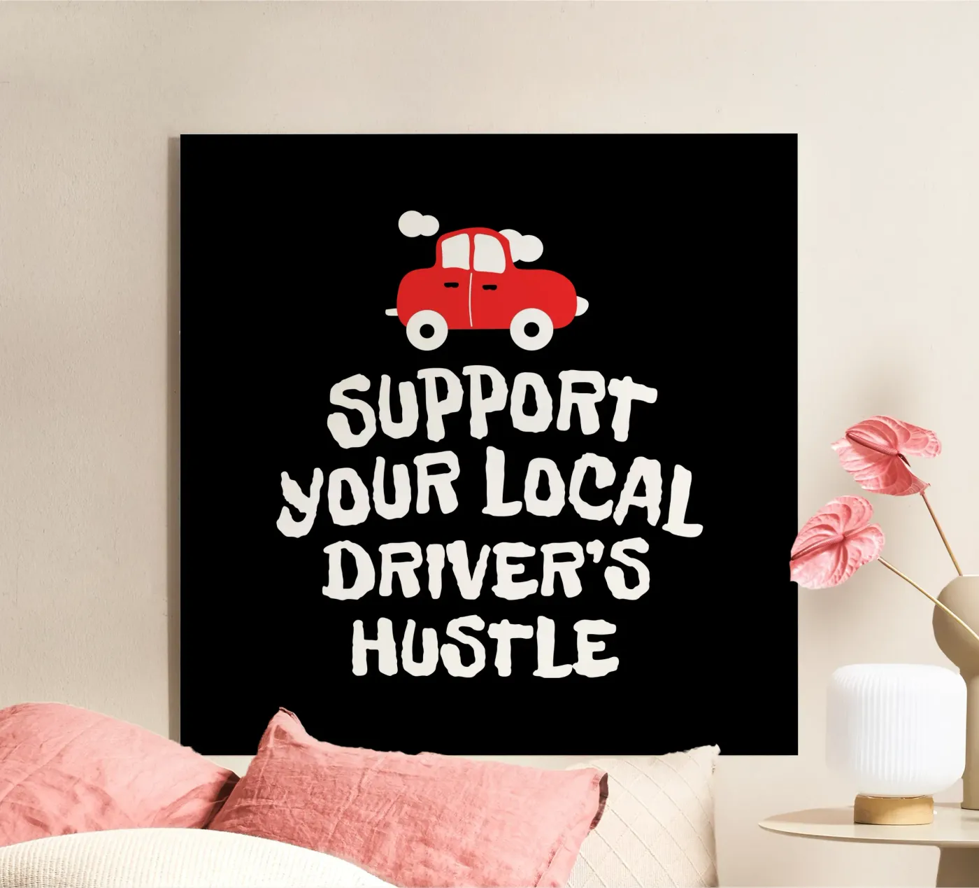 Support your local driver's hustle plexiglass da happieeagle