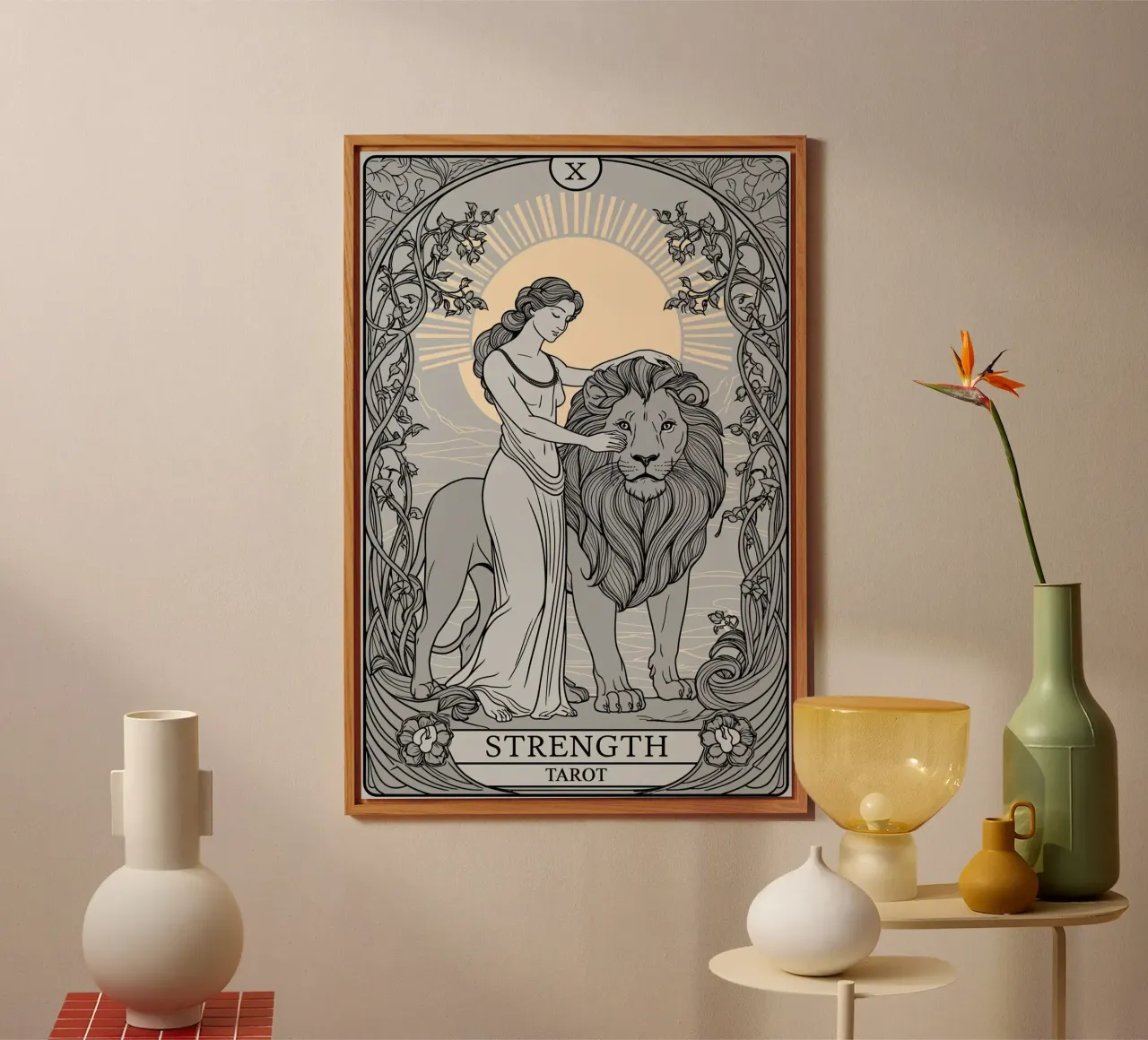 Strength: Guardian of Inner Peace forex plate by Mystique & Muse