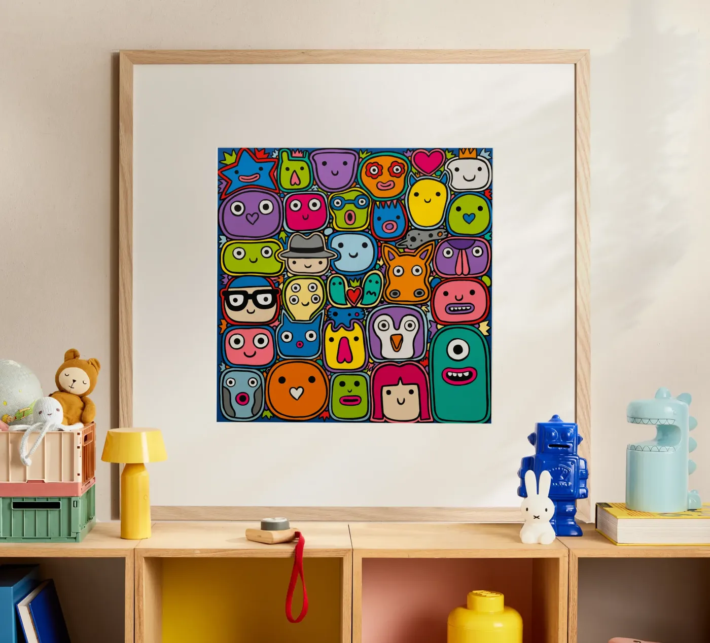 Face Dude poster van randy bashbash rew