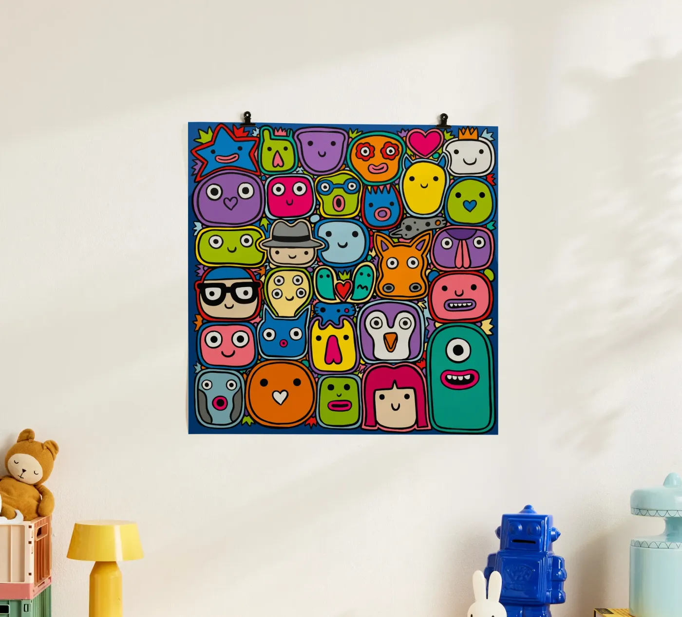 Face Dude poster van randy bashbash rew
