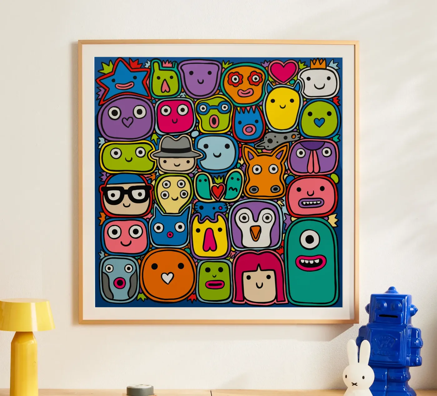 Face Dude poster van randy bashbash rew