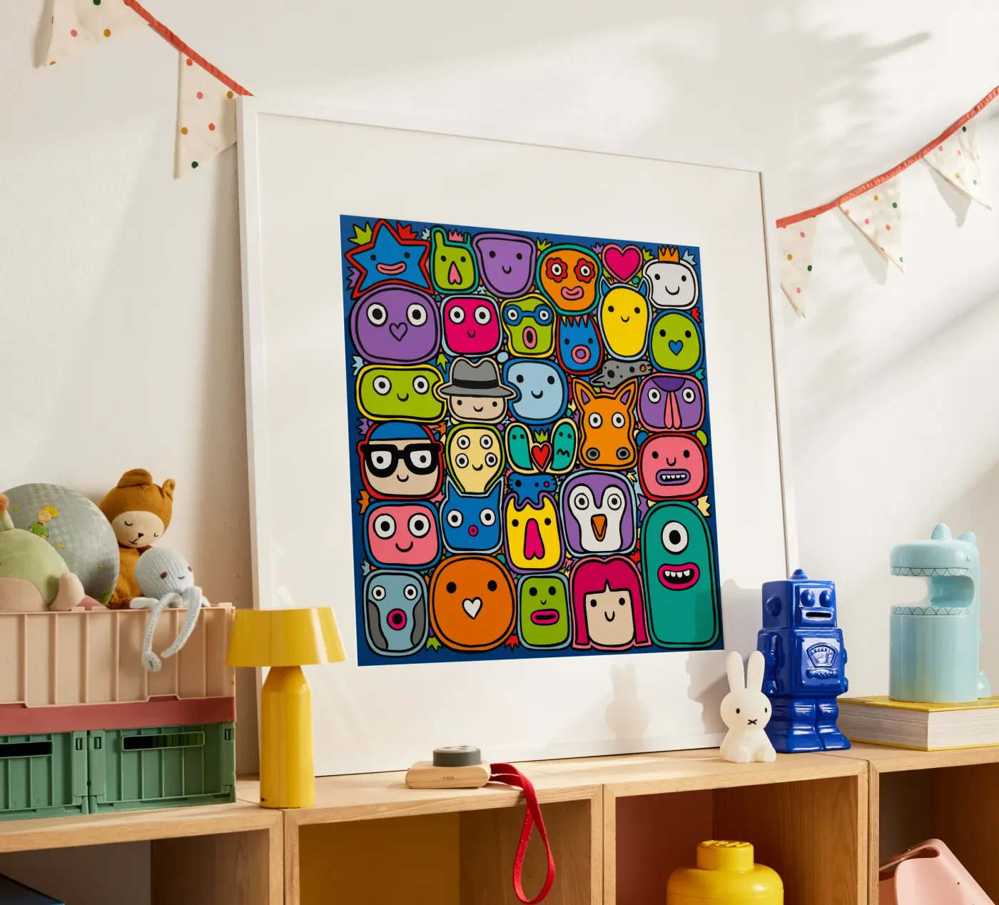 Face Dude poster van randy bashbash rew