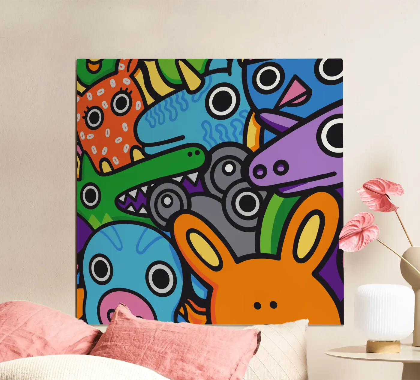 Animals Dude poster by randy bashbash rew