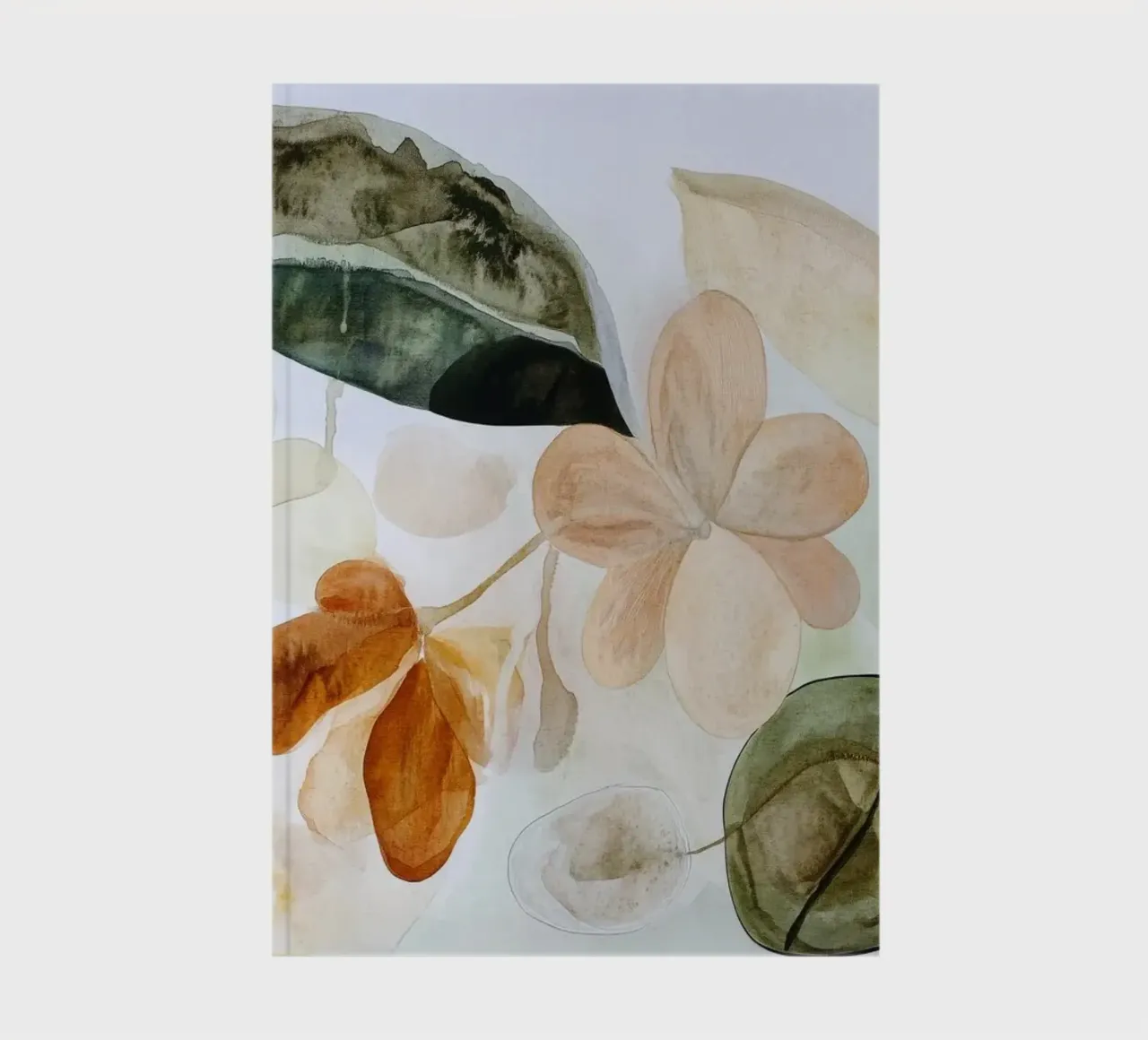 Earthy Bloom No 7 notebook by treechild