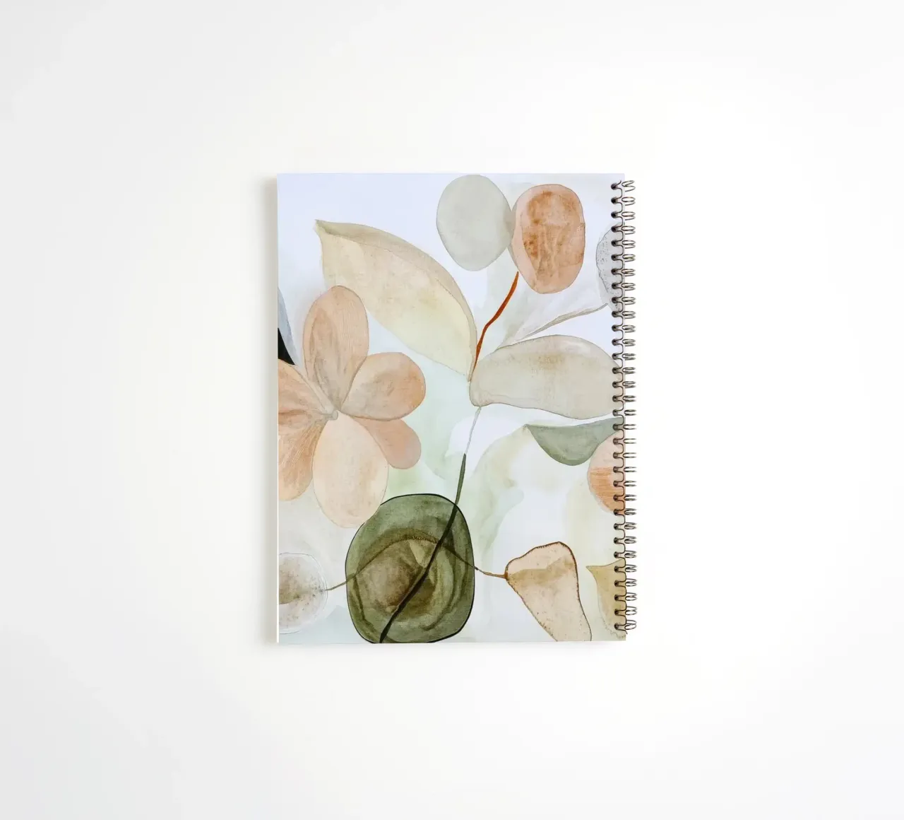 Earthy Bloom No 7 spiral notebook by treechild