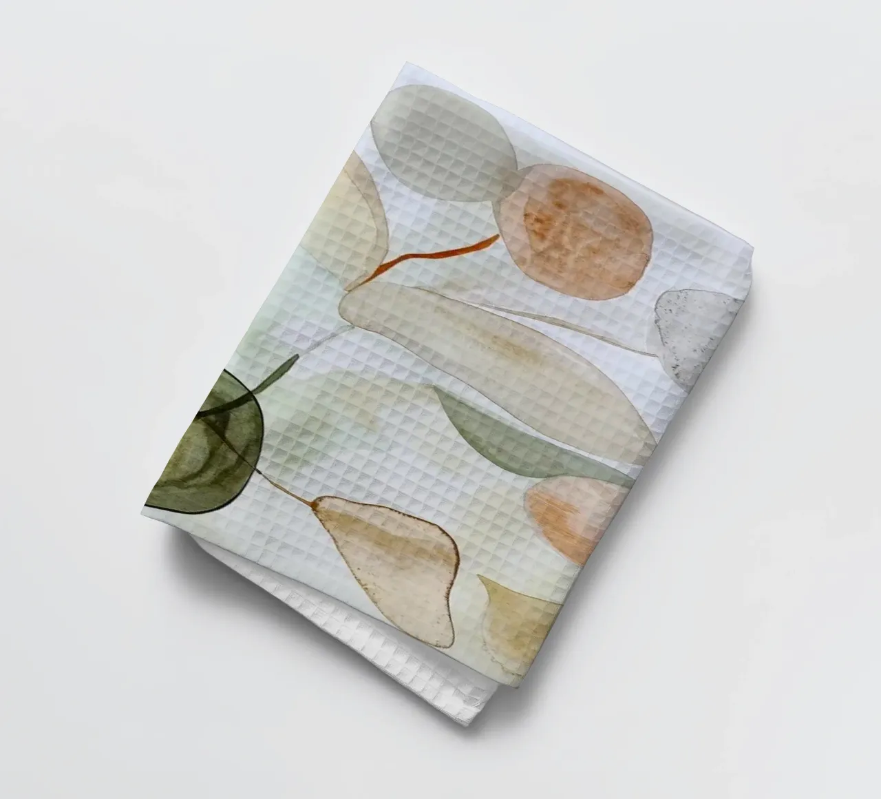 Earthy Bloom No 7 tea towel by treechild