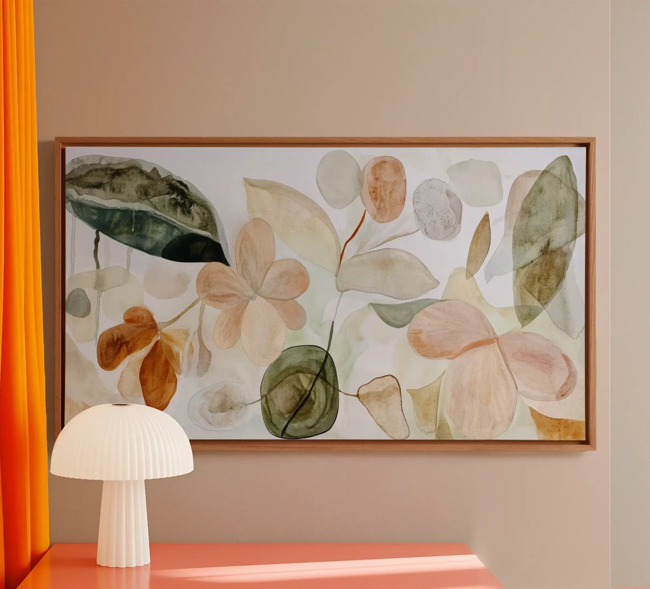 Earthy Bloom No 7 Leinwand von treechild