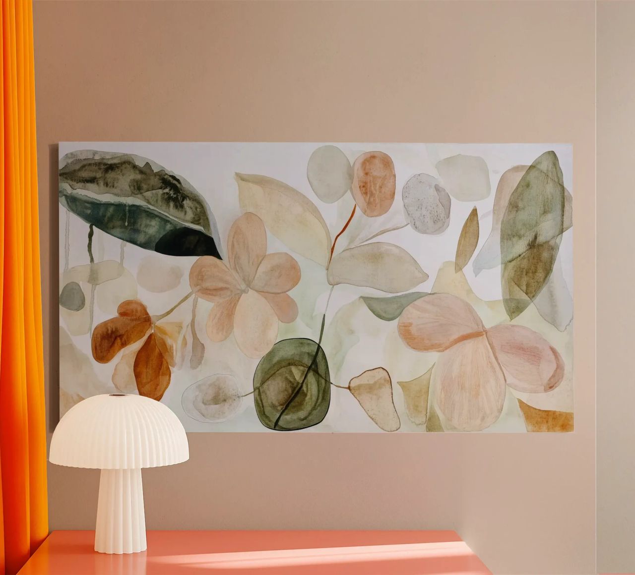 Earthy Bloom No 7 Leinwand von treechild