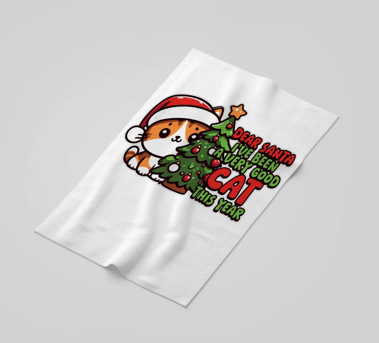 Dear Santa, I've been a very good cat this year. telo mare da edsonramosart