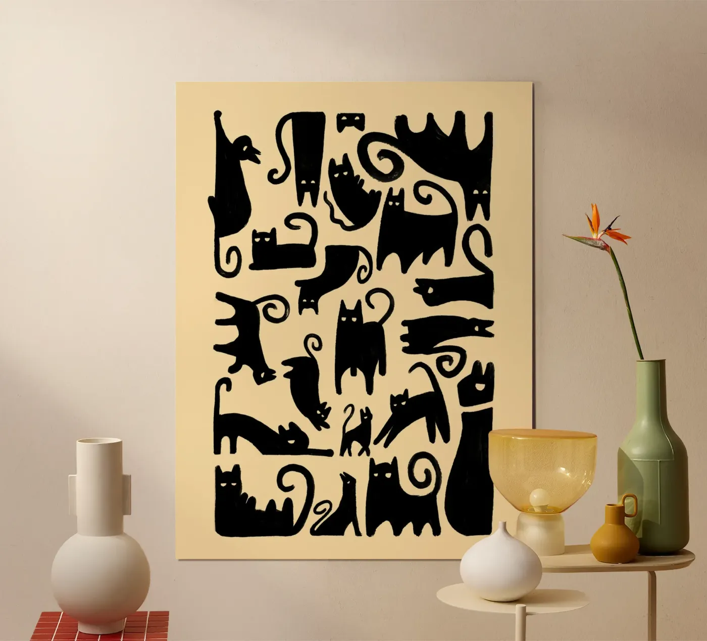 Gatos poster da Alejandro Lechón