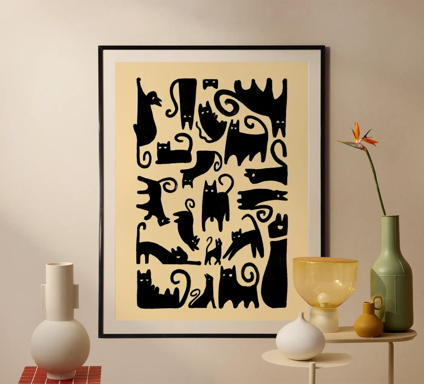 Gatos poster da Alejandro Lechón