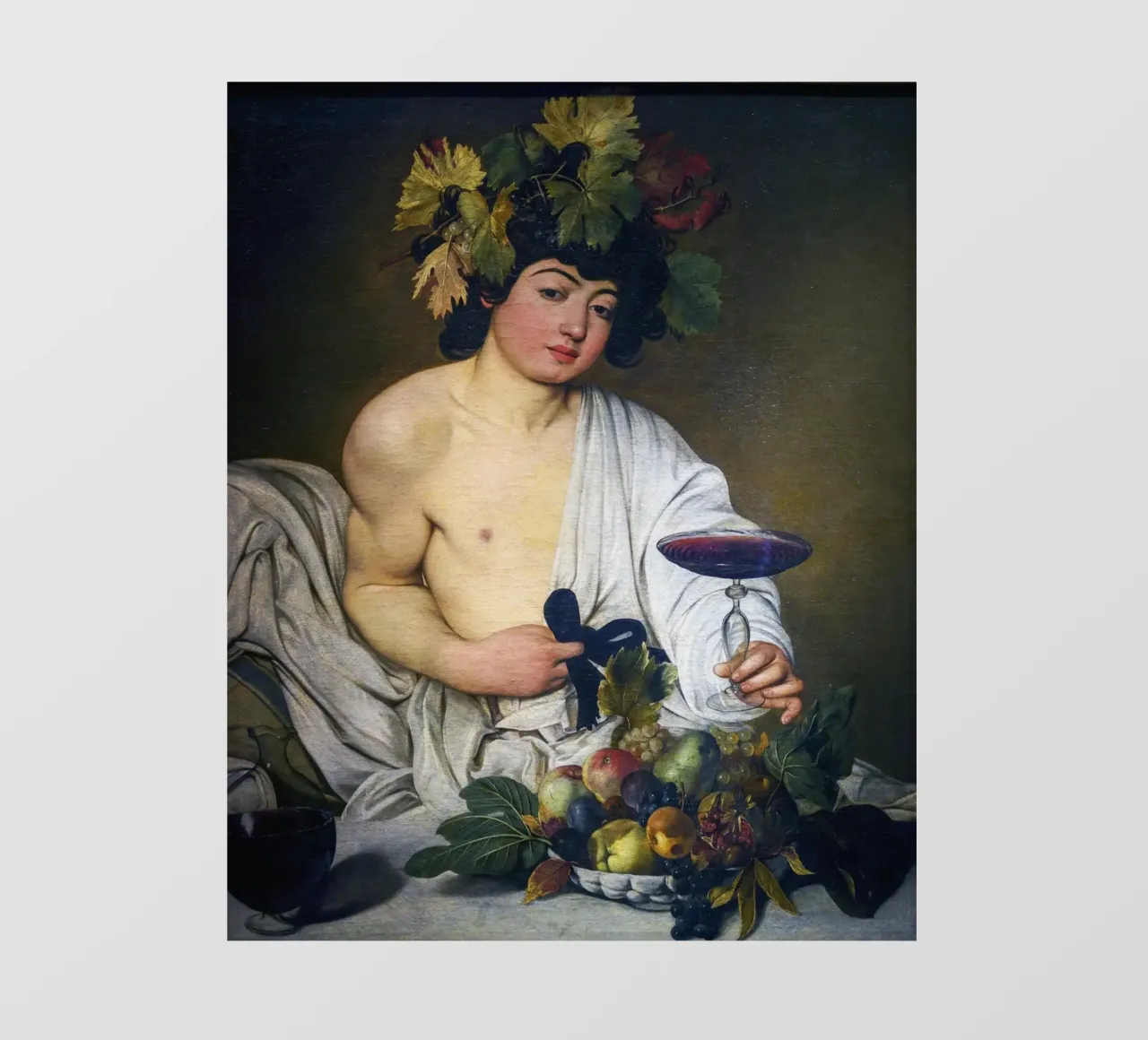Caravaggio - Bacchus telo in pvc da Timeless Artworks