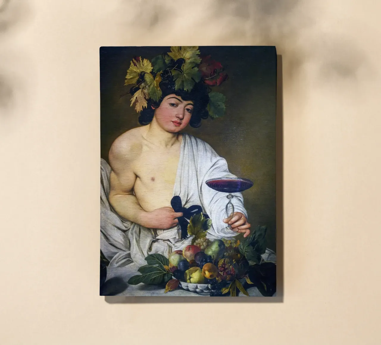 Caravaggio - Bacchus notebook by Timeless Artworks