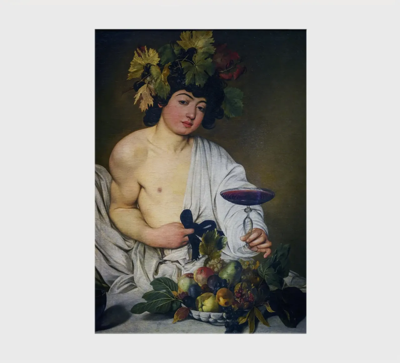 Caravaggio - Bacchus notebook by Timeless Artworks