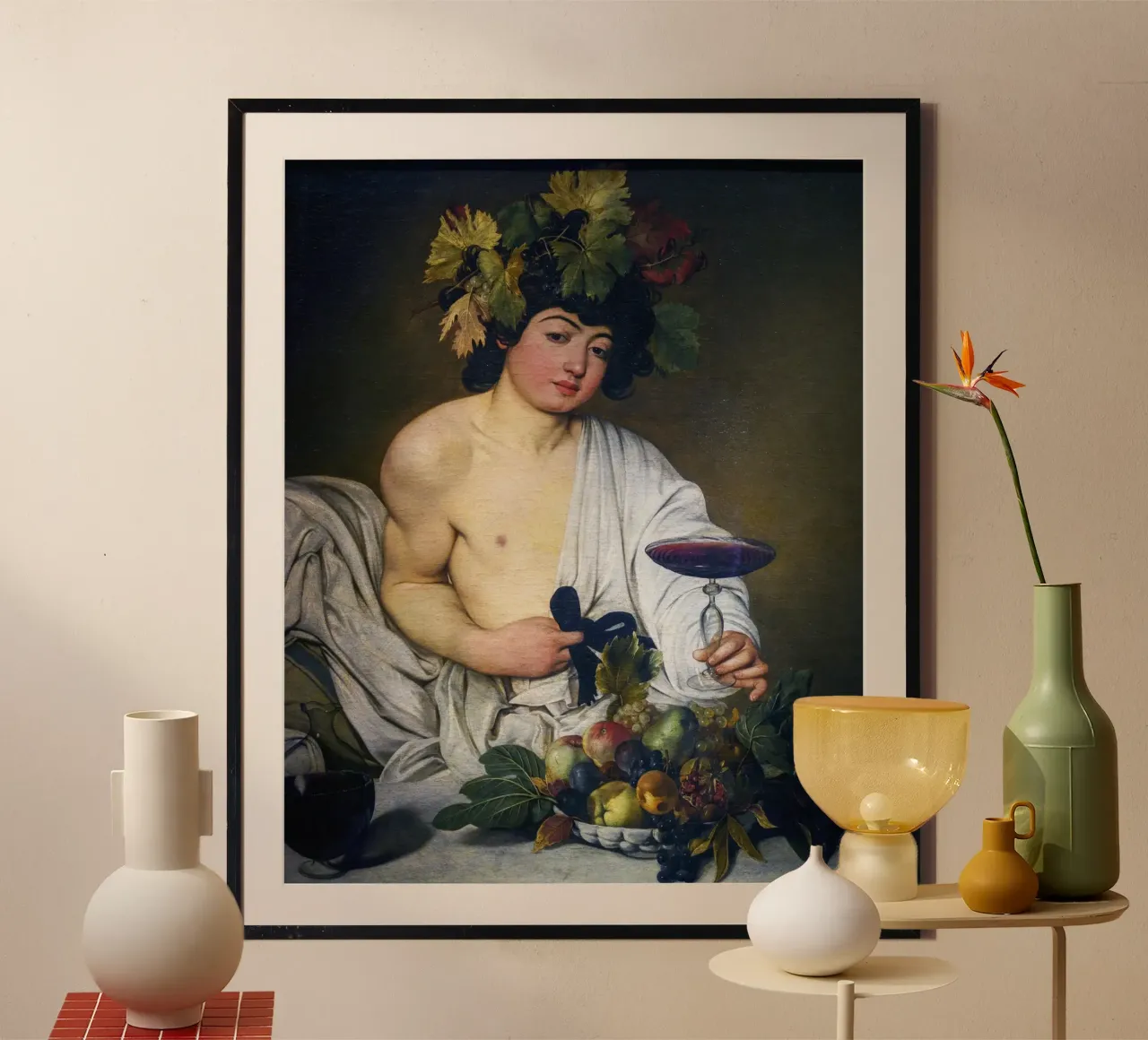 Caravaggio - Bacchus poster da Timeless Artworks