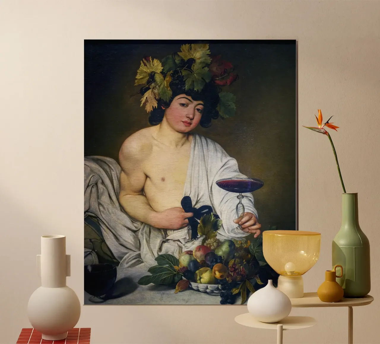 Caravaggio - Bacchus poster da Timeless Artworks