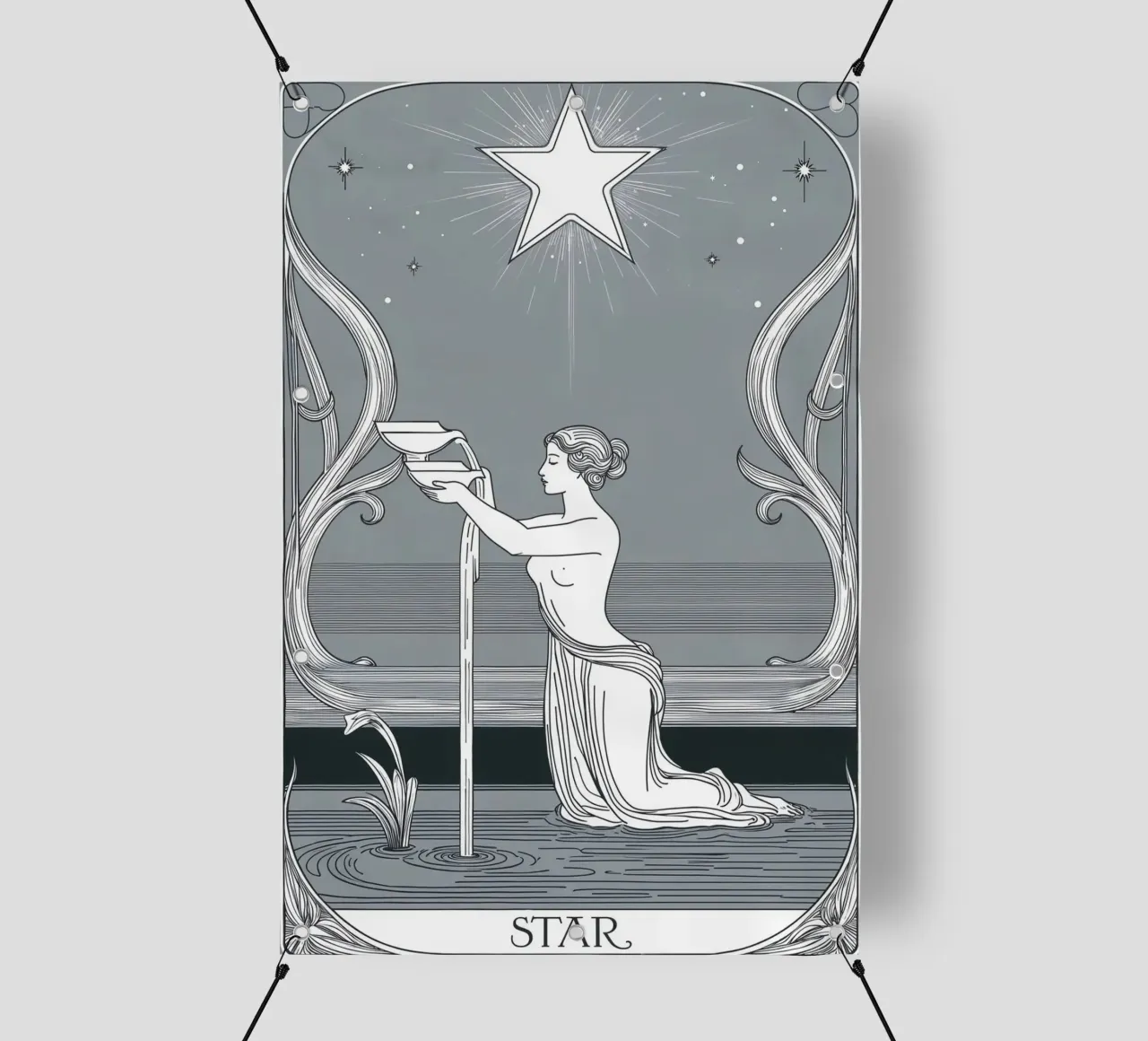 La Stella - Speranza e serenità telo in pvc da Mystique & Muse