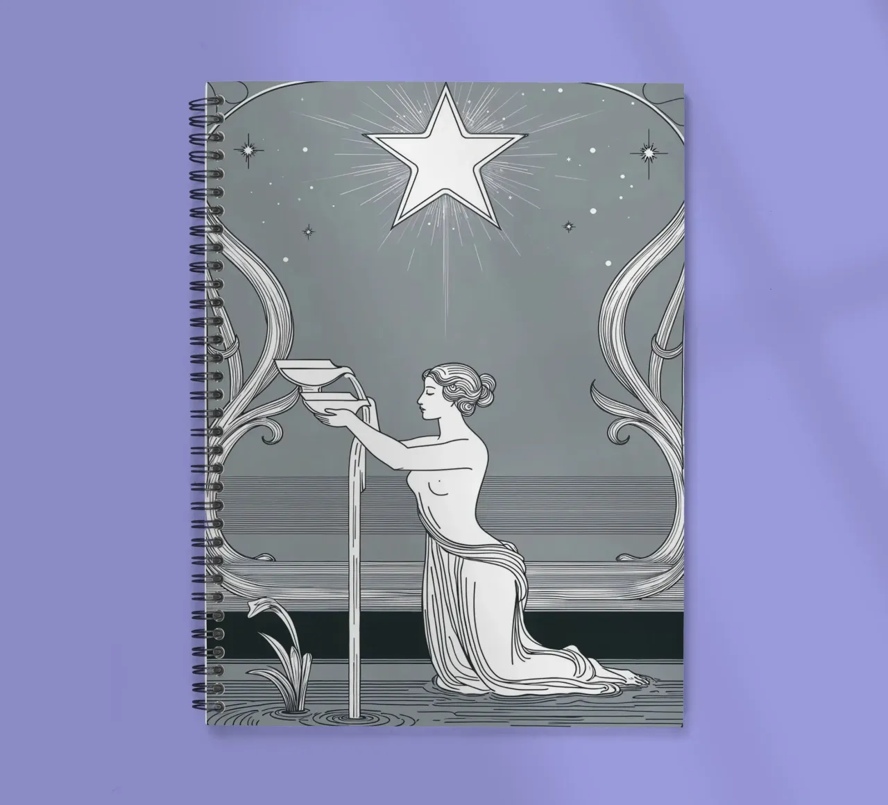 La Stella - Speranza e serenità diario ad anelli da Mystique & Muse