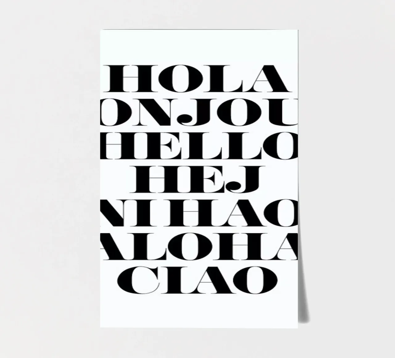 Hellos sticker sheet by Mottos by Sinan Saydik