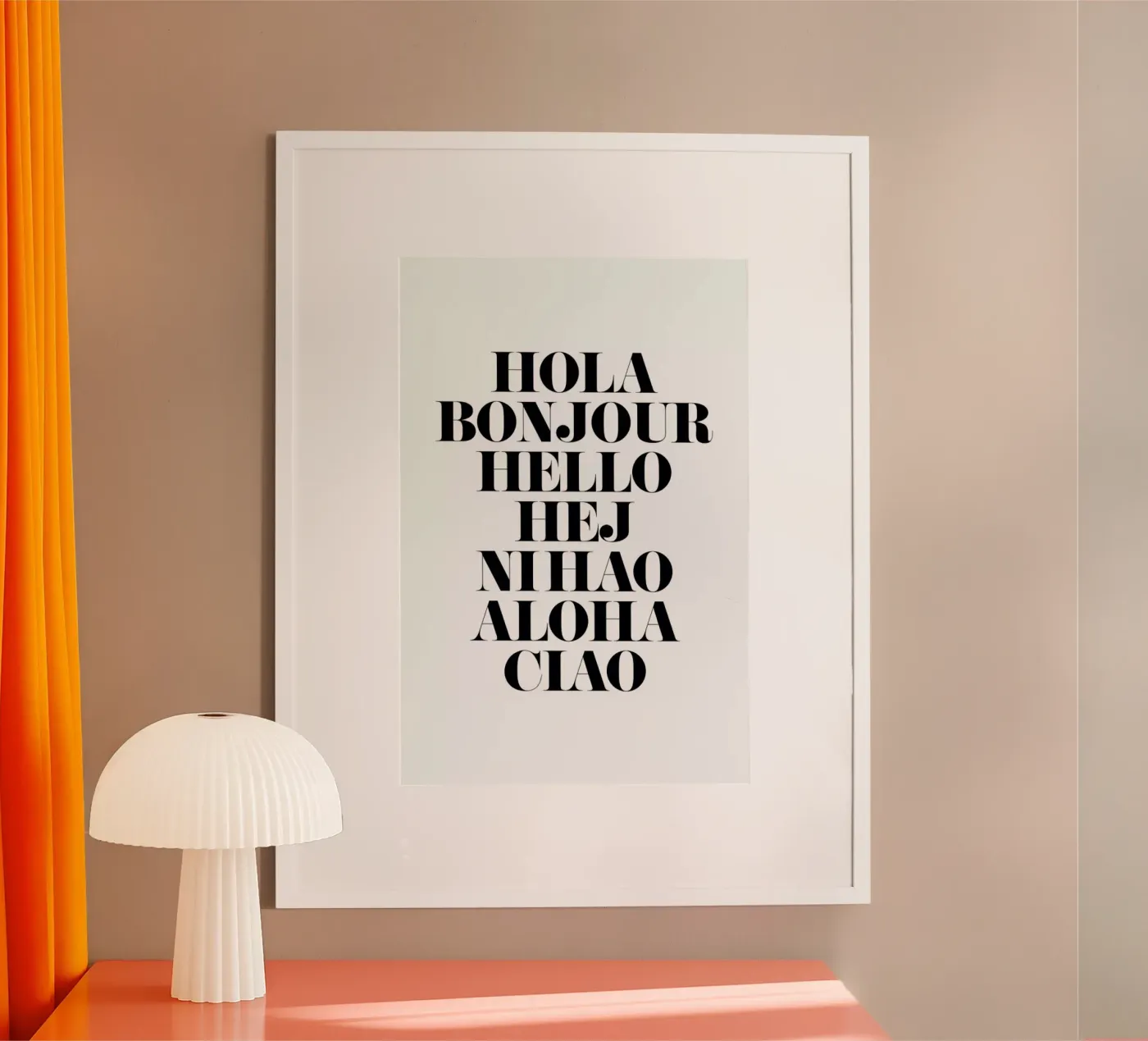 Hellos poster by Mottos by Sinan Saydik