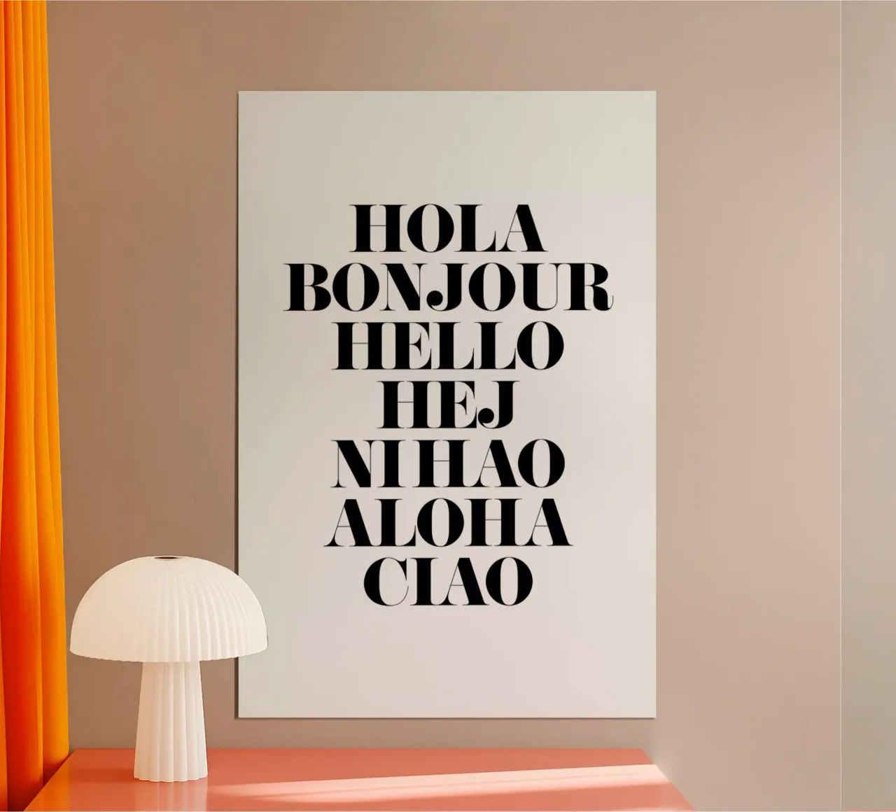 Hellos poster by Mottos by Sinan Saydik