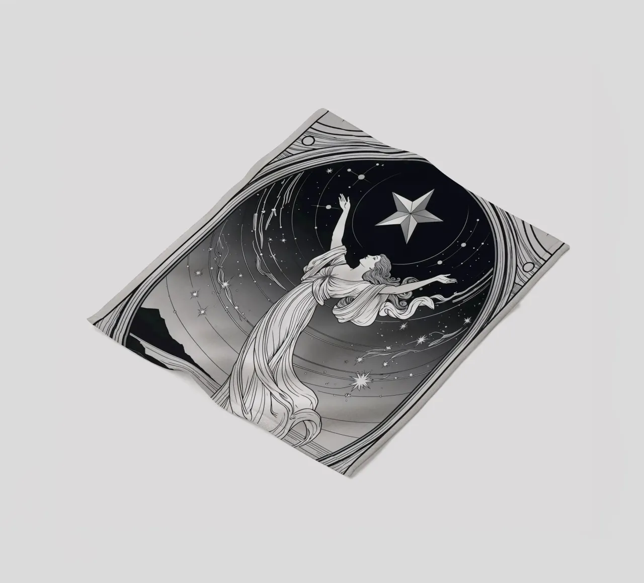 La Stella - Abbracciare l'universo coperta in pile da Mystique & Muse