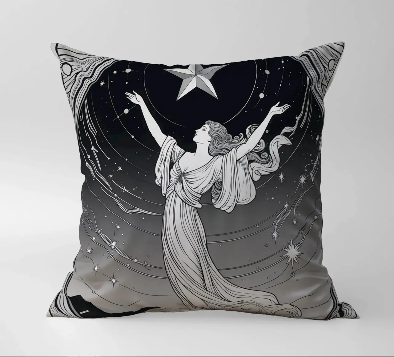 La Stella - Abbracciare l'universo cuscino da Mystique & Muse