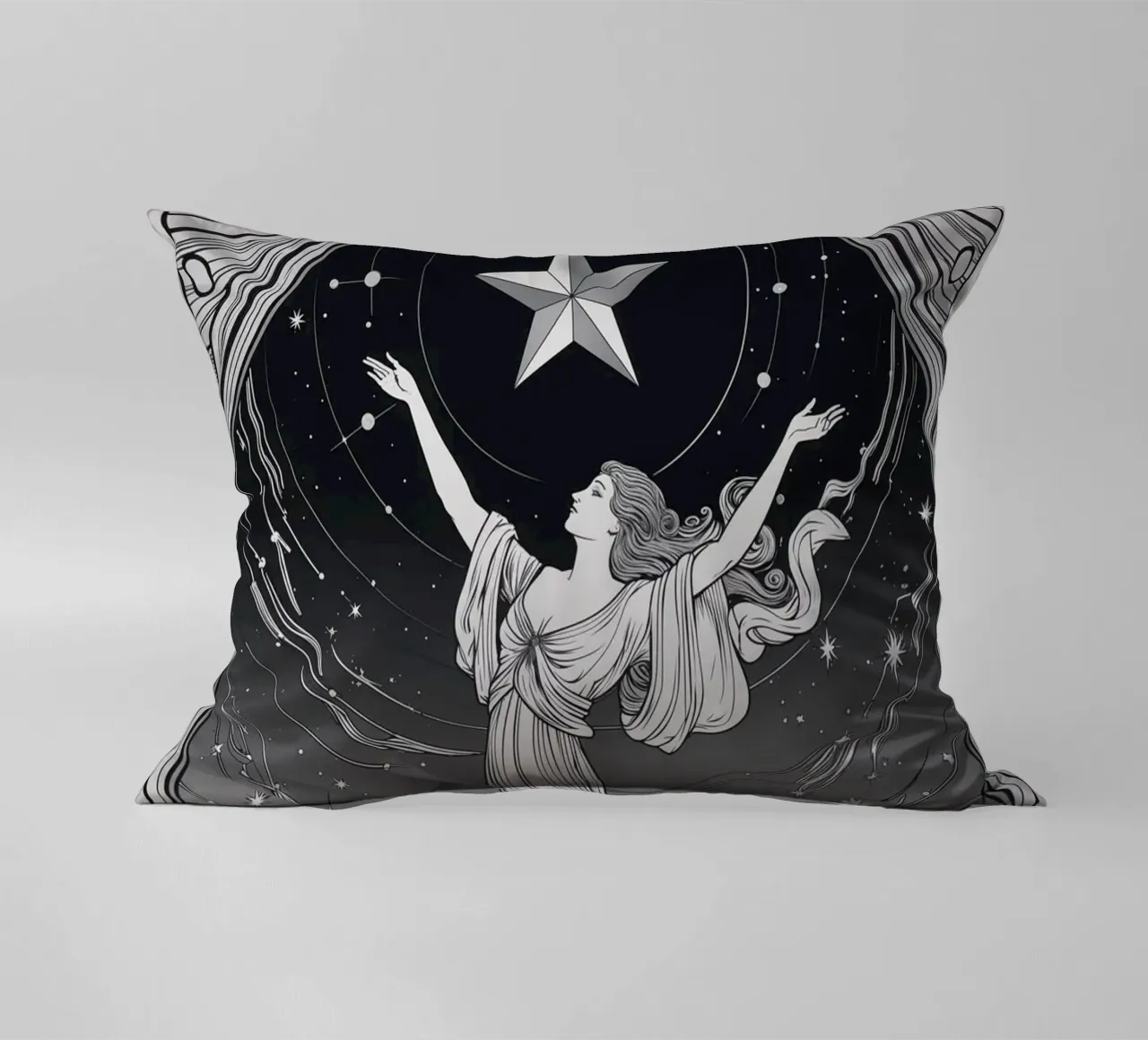 La Stella - Abbracciare l'universo cuscino da Mystique & Muse