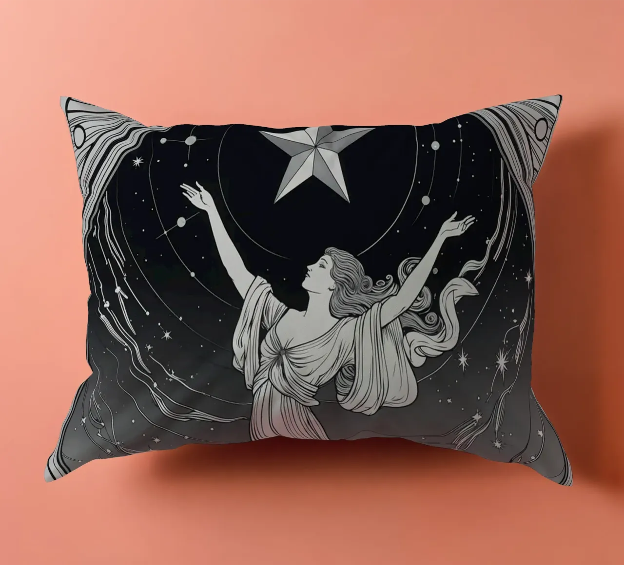 La Stella - Abbracciare l'universo cuscino da Mystique & Muse