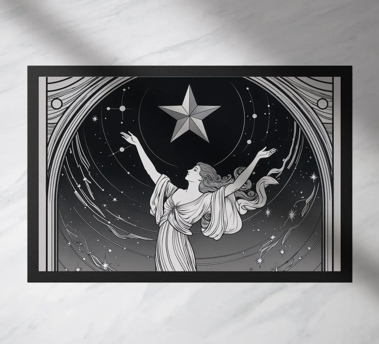 La Stella - Abbracciare l'universo zerbino da Mystique & Muse