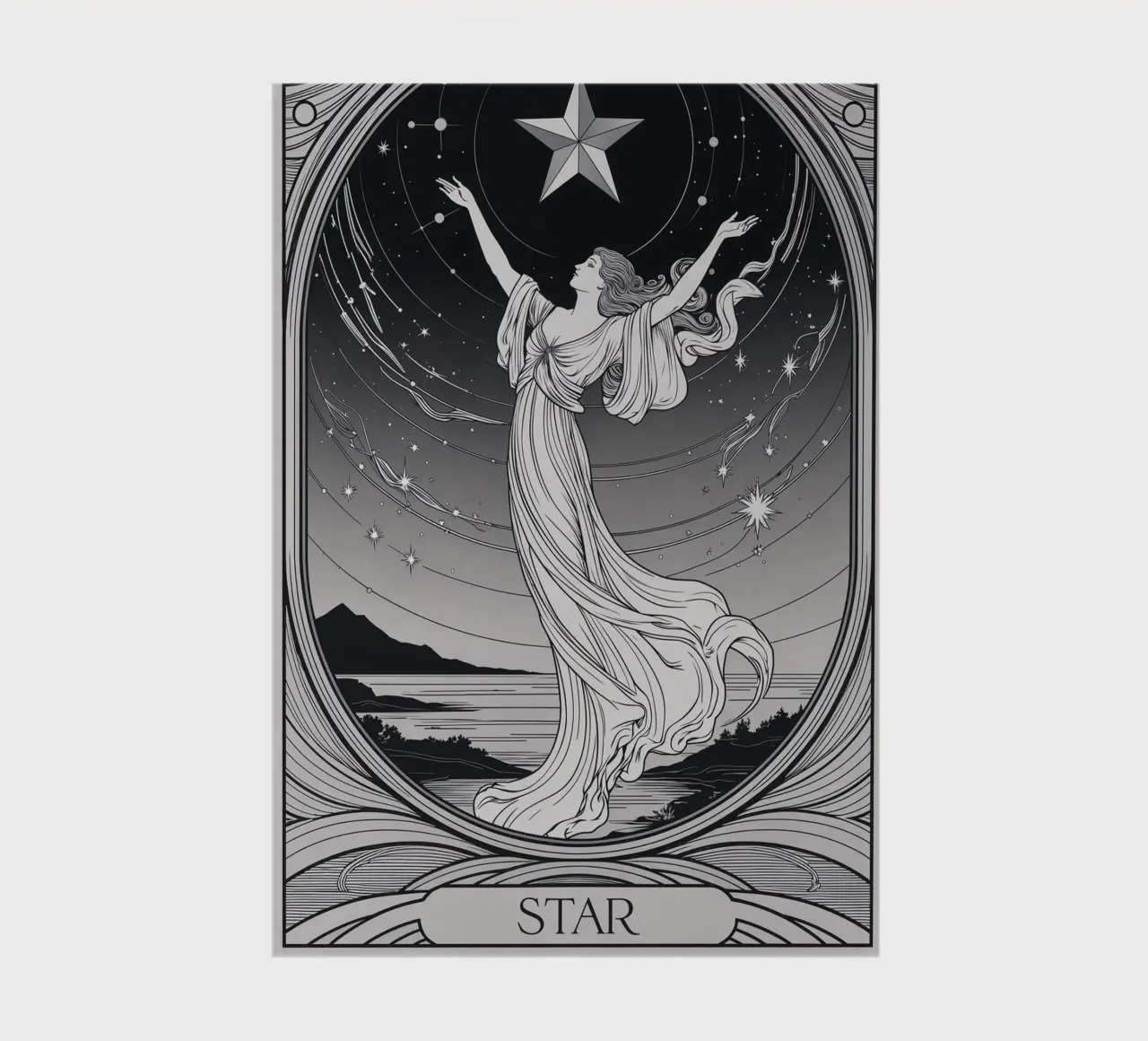 The Star – Embracing the Universe notebook by Mystique & Muse
