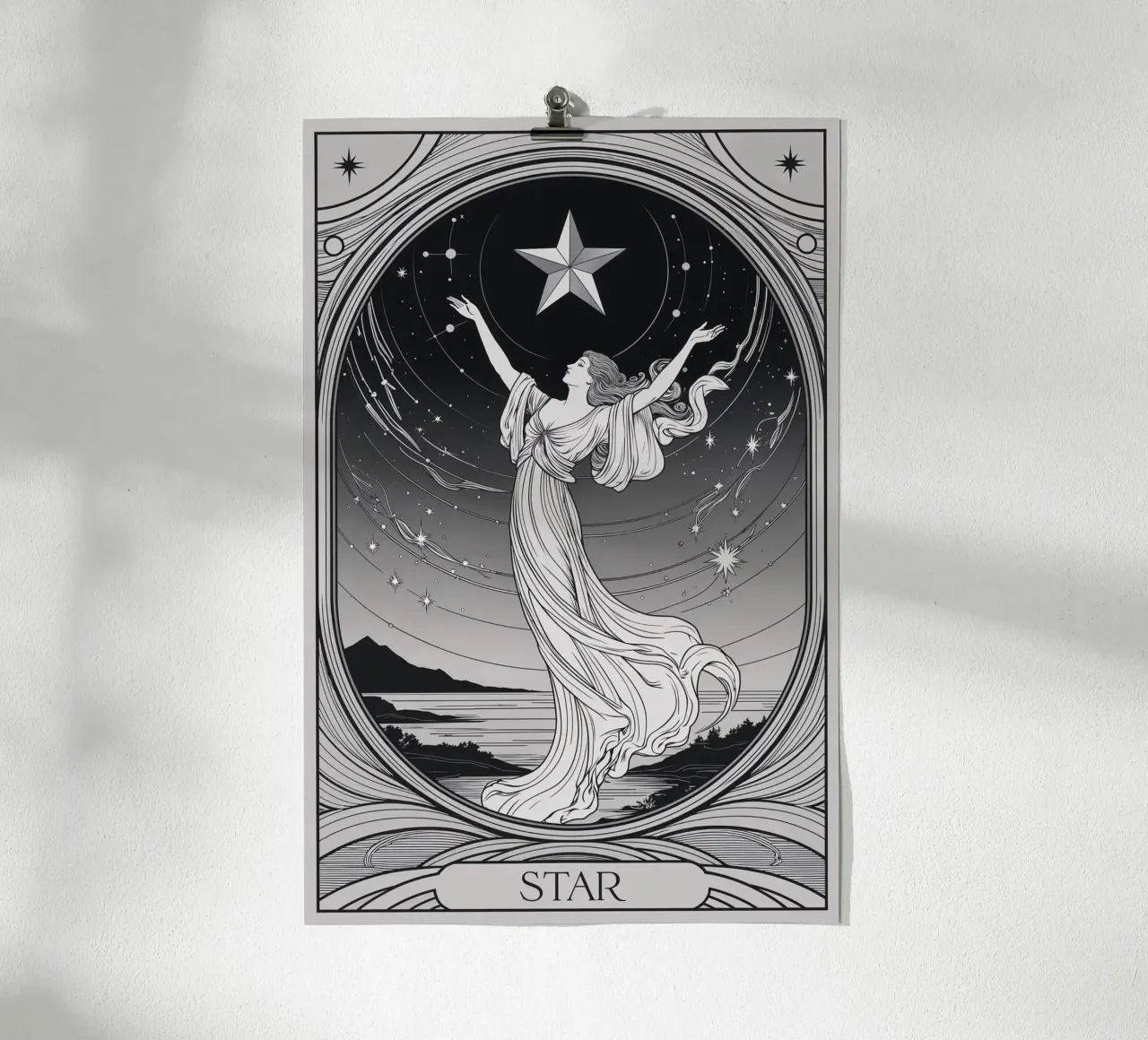 La Stella - Abbracciare l'universo carta hahnemühle da Mystique & Muse