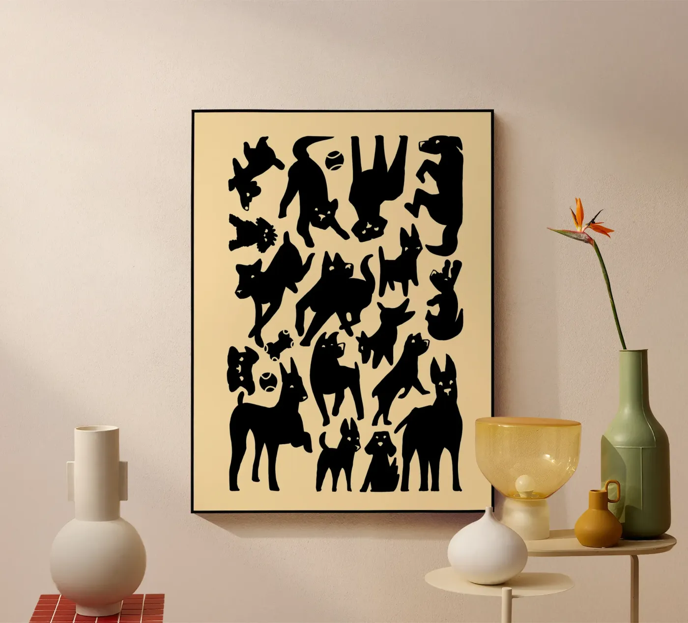 Perros Acryl-Glas von Alejandro Lechón