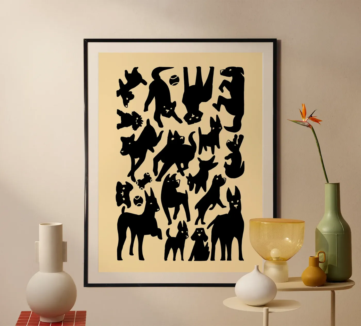 Perros poster by Alejandro Lechón