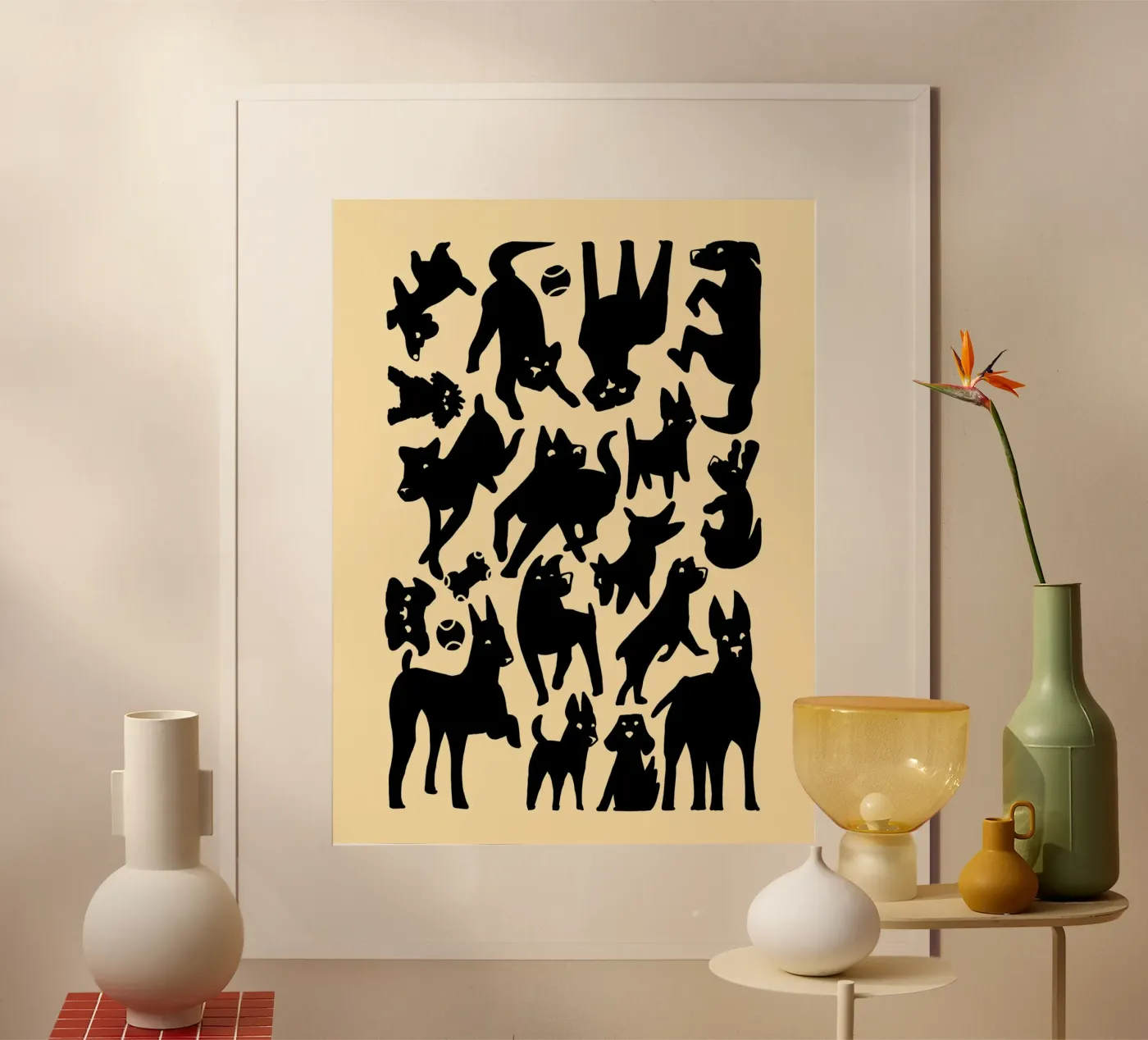 Perros poster by Alejandro Lechón
