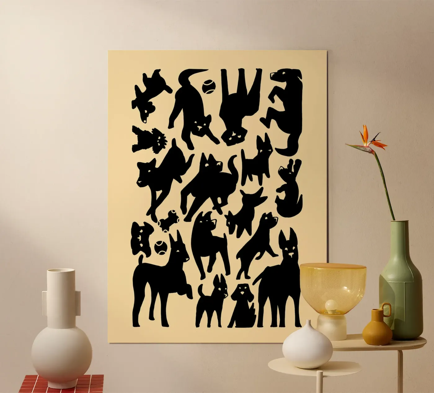 Perros poster by Alejandro Lechón