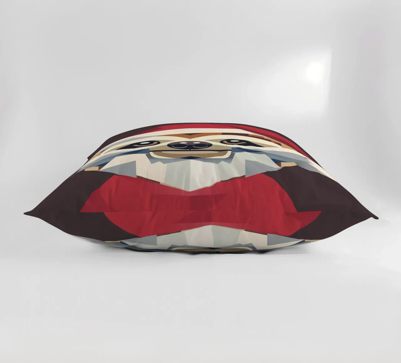 Allegro bradipo natalizio in un design moderno cuscino da namosh