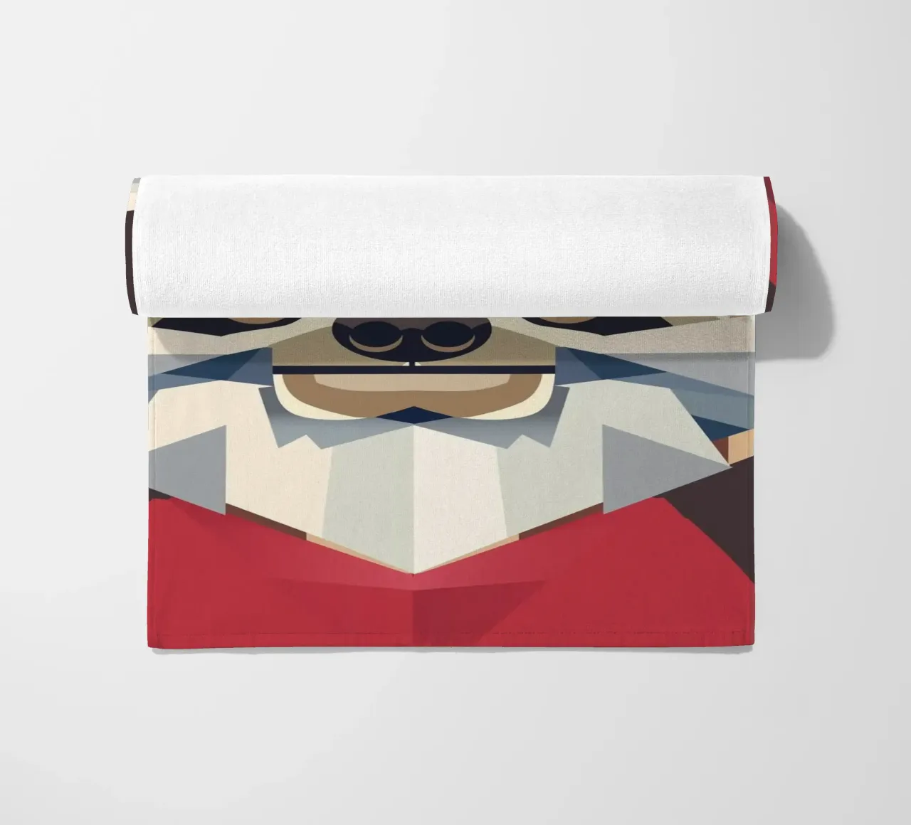 Allegro bradipo natalizio in un design moderno telo mare da namosh