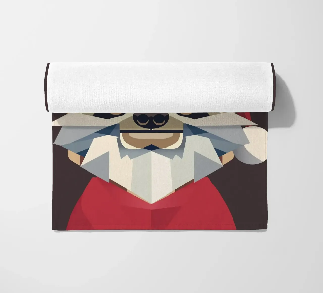 Allegro bradipo natalizio in un design moderno telo mare da namosh