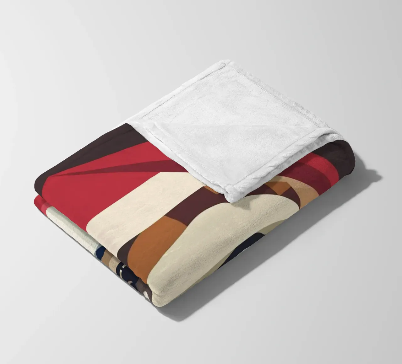 Allegro bradipo natalizio in un design moderno coperta in pile da namosh