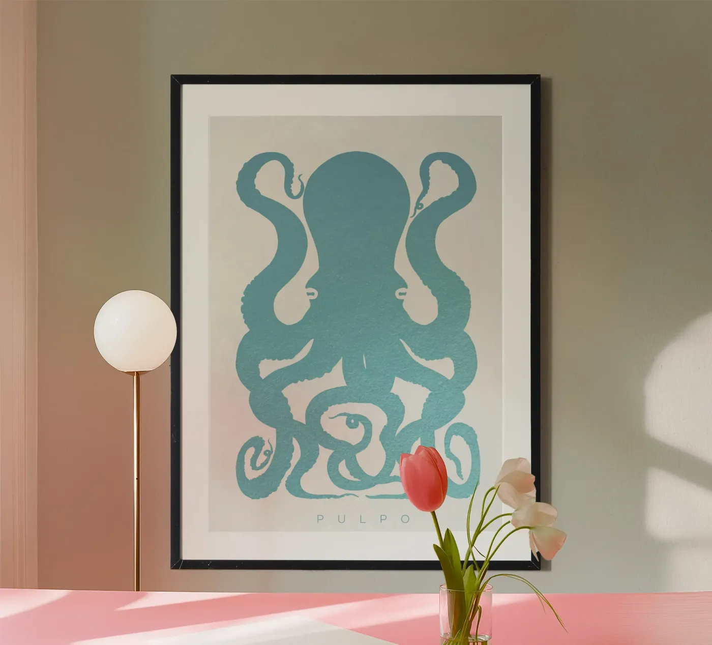 Pulpo poster da Alejandro Lechón