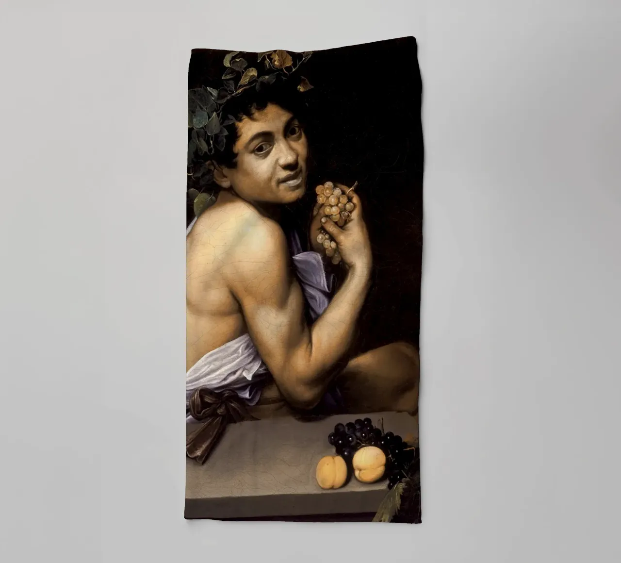 Caravaggio - Young Sick Bacchus, 1593 towel by Timeless Artworks