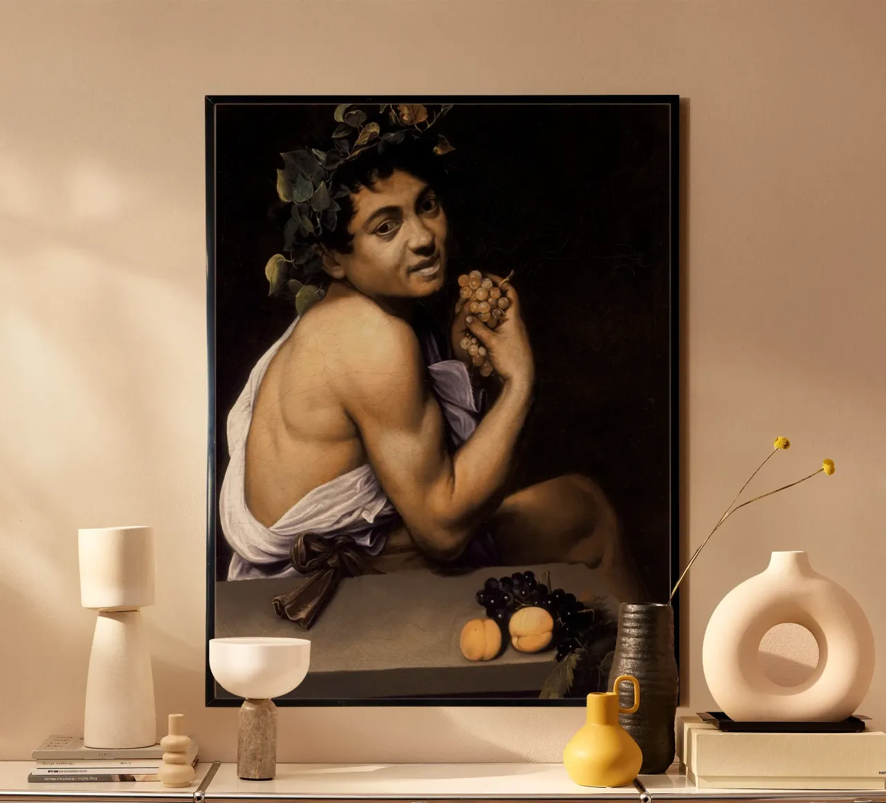 Caravaggio - Junger kranker Bacchus, 1593 Poster von Timeless Artworks