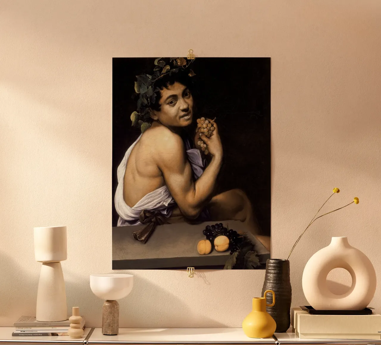 Caravaggio - Junger kranker Bacchus, 1593 Poster von Timeless Artworks