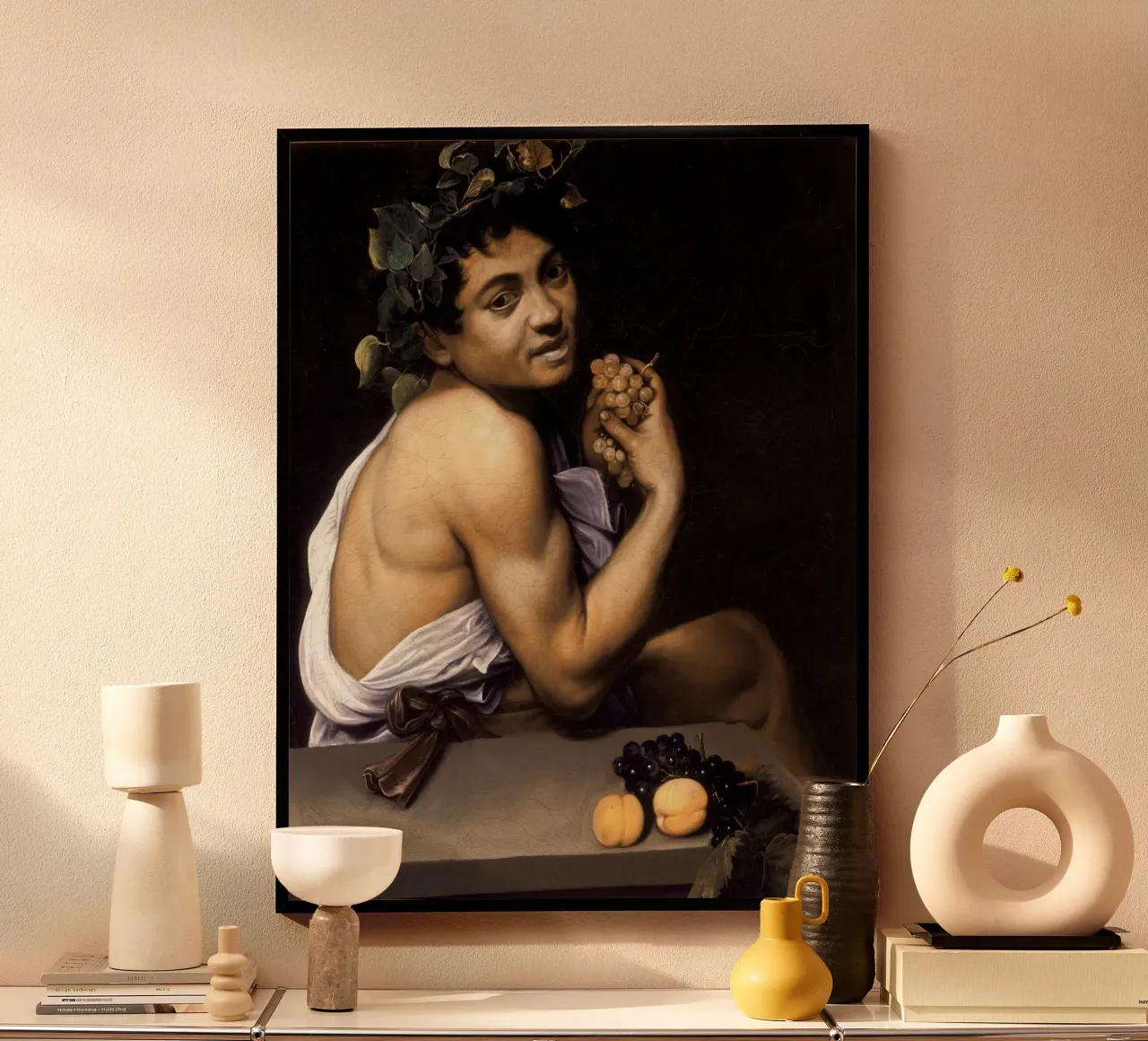 Caravaggio - Junger kranker Bacchus, 1593 Poster von Timeless Artworks