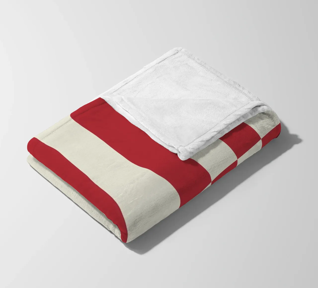 Duo II - Red and Cream coperta in pile da Galaxy Eyes